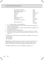 Preview for 26 page of ETNA VWV547SWIT Instructions For Use Manual