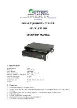 Предварительный просмотр 1 страницы Etneo 870 ESD Operation Manual