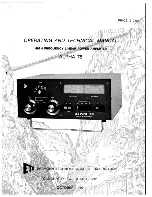 ETO Alpha 78 Operating And Technical Manual preview