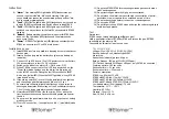 Предварительный просмотр 2 страницы Etomer ET-999 Instruction/Technical Manual