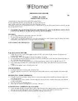 Etomer ET-AC40E Instruction Manual preview