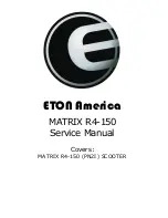 Предварительный просмотр 1 страницы Eton America Matrix R4-150 Service Manual