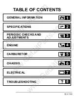 Предварительный просмотр 6 страницы Eton 2011 Viper 90R Silver Series Service Manual