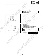 Предварительный просмотр 62 страницы Eton 2011 Viper 90R Silver Series Service Manual