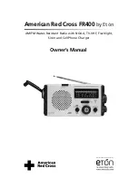 Предварительный просмотр 1 страницы Eton American Red Cross FR400 Owner'S Manual