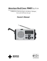 Eton American Red Cross FR405 Owner'S Manual предпросмотр