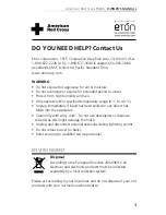 Preview for 3 page of Eton American Red Cross FR405 Owner'S Manual