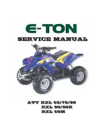 Eton ATV RXL 50 Service Manual preview