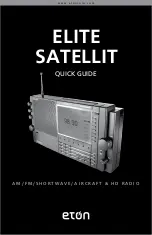 Eton ELITE SATELLIT Quick Manual preview