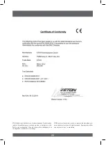 Предварительный просмотр 25 страницы Eton MICRO 120.2 Installation & Operation Manual