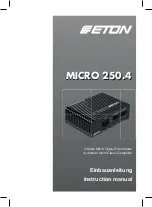 Предварительный просмотр 1 страницы Eton MICRO 250.4 Instruction Manual