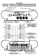 Предварительный просмотр 12 страницы Eton PA1102 Installation & Operation Manual