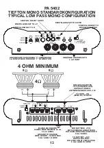 Предварительный просмотр 13 страницы Eton PA1102 Installation & Operation Manual