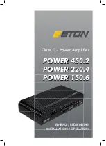 Eton POWER 150.6 Installation & Operation Manual предпросмотр