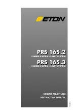 Preview for 1 page of Eton PRS 165.2 Instruction Manual