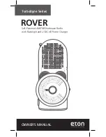 Предварительный просмотр 1 страницы Eton ROVER TurboDyne Series Owner'S Manual