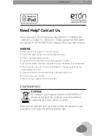 Предварительный просмотр 3 страницы Eton Sound 100 Owner'S Manual