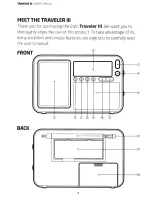 Preview for 2 page of Eton TRAVELER Ill Owner'S Manual