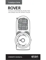 Eton TurboDyne Rover Owner'S Manual предпросмотр