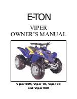 Предварительный просмотр 1 страницы Eton VIPER 50M Owner'S Manual