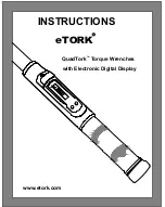 Preview for 1 page of eTORK QuadTork Torque Instructions Manual