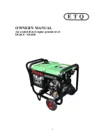 ETQ DG4LE Owner'S Manual предпросмотр