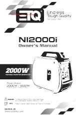 Предварительный просмотр 1 страницы ETQ NI2000i Owner'S Manual