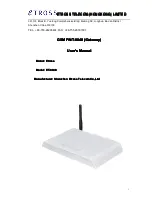 Предварительный просмотр 1 страницы Etross 3G WCDMA FWT-8848 User Manual