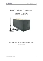 Etross ETS - 32G User Manual предпросмотр