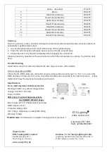 Preview for 5 page of ETS Lighting LED CityColor 1000 Head Control User Manual