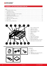 Предварительный просмотр 2 страницы ETS NORD NORDcanopy HU Installation, Use And Maintenance Manual