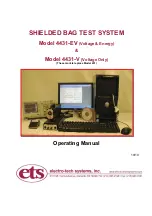 Предварительный просмотр 1 страницы ETS 4431-EV Operating Manual