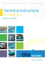 ETT DESHU SM/HPE+ Technical Instructions For Installation preview