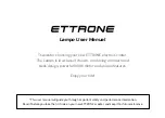 Предварительный просмотр 4 страницы ETTRONE Lampo User Manual