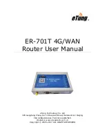 Предварительный просмотр 1 страницы eTung ER-701T User Manual