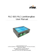 Предварительный просмотр 1 страницы eTung PLC-505 User Manual