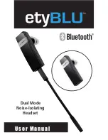 etyBLU Dual Mode Noise-Isolating Headset User Manual preview