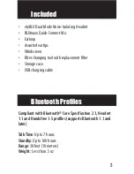 Preview for 5 page of etyBLU Dual Mode Noise-Isolating Headset User Manual