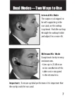 Предварительный просмотр 7 страницы etyBLU Dual Mode Noise-Isolating Headset User Manual