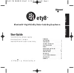 Etymotic Research ETY8 User Manual preview