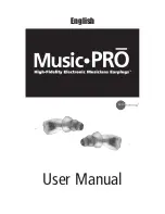 Preview for 1 page of Etymotic Research Music-Pro mp9-15 User Manual