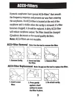 Предварительный просмотр 9 страницы Etymotic HF 2 User Manual