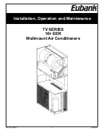 Preview for 1 page of Eubank TV36D Installation, Operation And Maintenance Manual