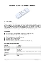 EUCHIPS CT420 Manual preview