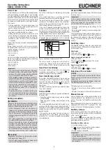 Preview for 5 page of EUCHNER 092050 Operating Instructions Manual