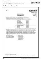 Предварительный просмотр 38 страницы EUCHNER 097075 Operating Instructions Manual