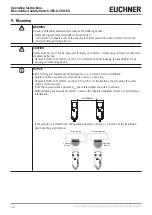 Предварительный просмотр 12 страницы EUCHNER 097945 Operating Instructions Manual