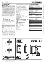 Предварительный просмотр 6 страницы EUCHNER 106548 Operating Instructions Manual