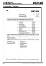 Предварительный просмотр 20 страницы EUCHNER 120546 Operating Instructions Manual