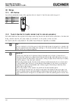 Предварительный просмотр 34 страницы EUCHNER 158320 Operating Instructions Manual